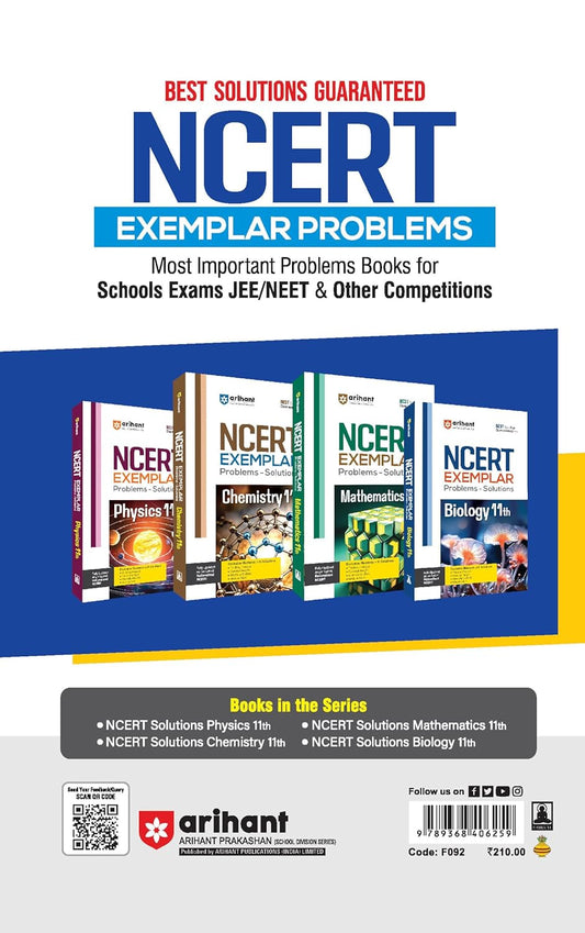 Arihant NCERT Solutions Biology Class 11 | Chapterwise Latest Edition | English Medium