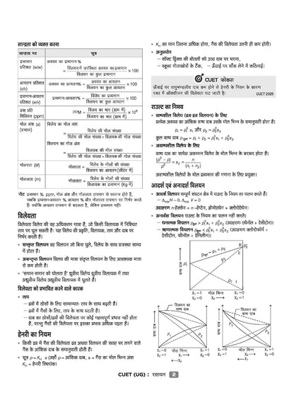 Arihant CUET UG 2026 Chemistry (Rasayan) Chapterwise Notes & Question Bank | Hindi Medium