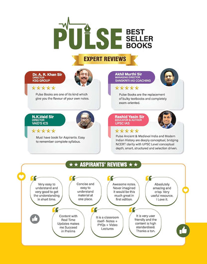Arihant - PULSE 3.0 UPSC Prelims 2026 Handwritten Notes – Environment & Ecology | English Medium