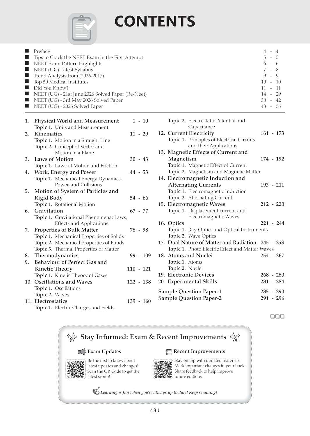 Oswaal NEET UG Physics 39 Years Chapter-wise & Topic-wise Solved Papers (1988–2026) (English Medium)