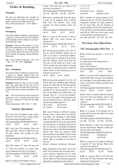 SSC Reasoning Chapterwise Solved Papers 8th Edition (English Medium) By Pinnacle Publications