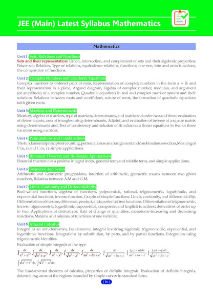 Oswaal NCERT JEE (Main) FLEX Mathematics (English Medium)