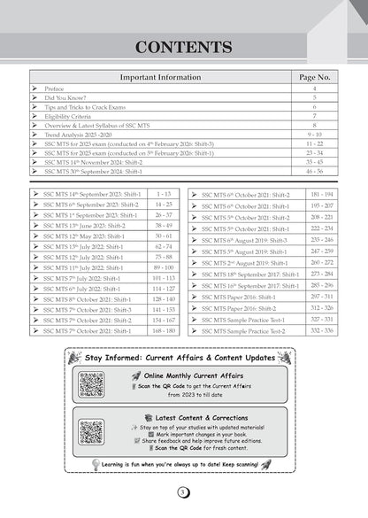 Oswaal SSC MTS & Havaldar Previous Years’ Solved Papers (2016–2025) | 29 Solved Papers | Complete Preparation Guide for 2026 Exam