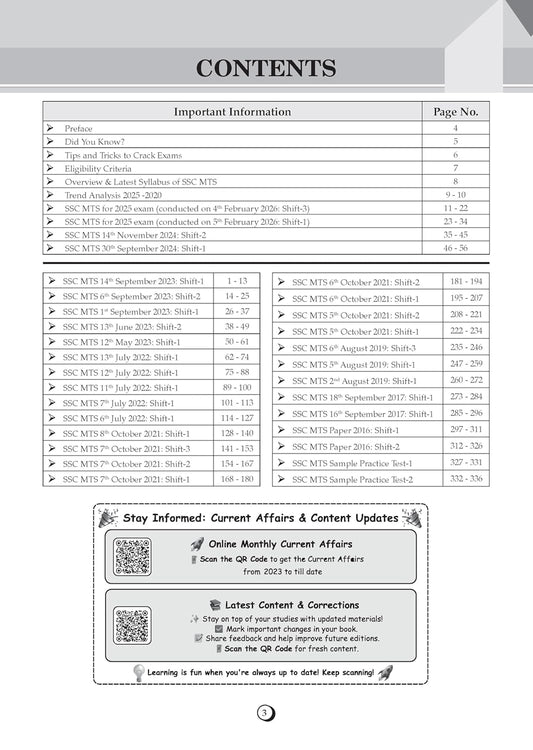 Oswaal SSC MTS & Havaldar Previous Years’ Solved Papers (2016–2025) | 29 Solved Papers | Complete Preparation Guide for 2026 Exam