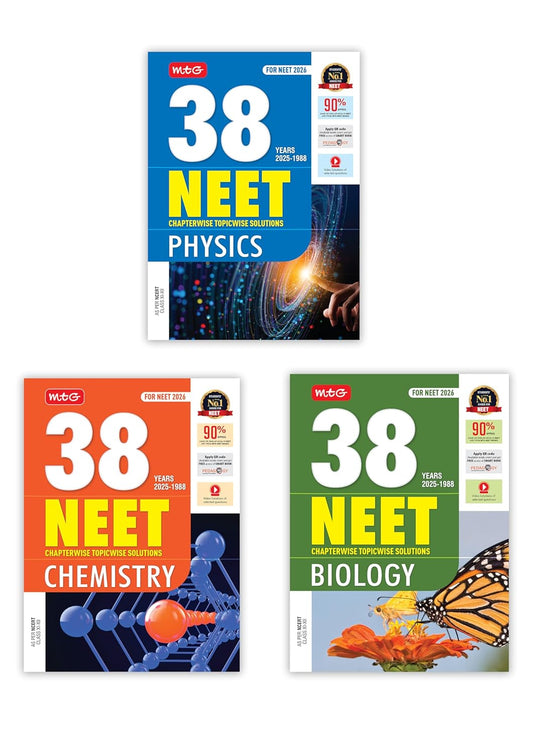 MTG 38 Years NEET PYQ Set (PCB) – 2025–2026