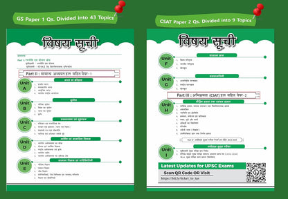 Disha - 31 Years Errorless UPSC Civil IAS by Dr. Mrunal Patel (15th Edition) 5100 MCQs Topic-wise| Hindi Medium