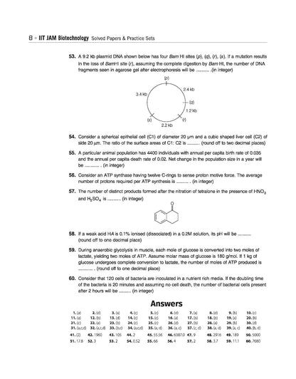 Arihant IIT JAM Biotechnology Solved Papers 3 Practice Sets Edition 2026 (English Medium)