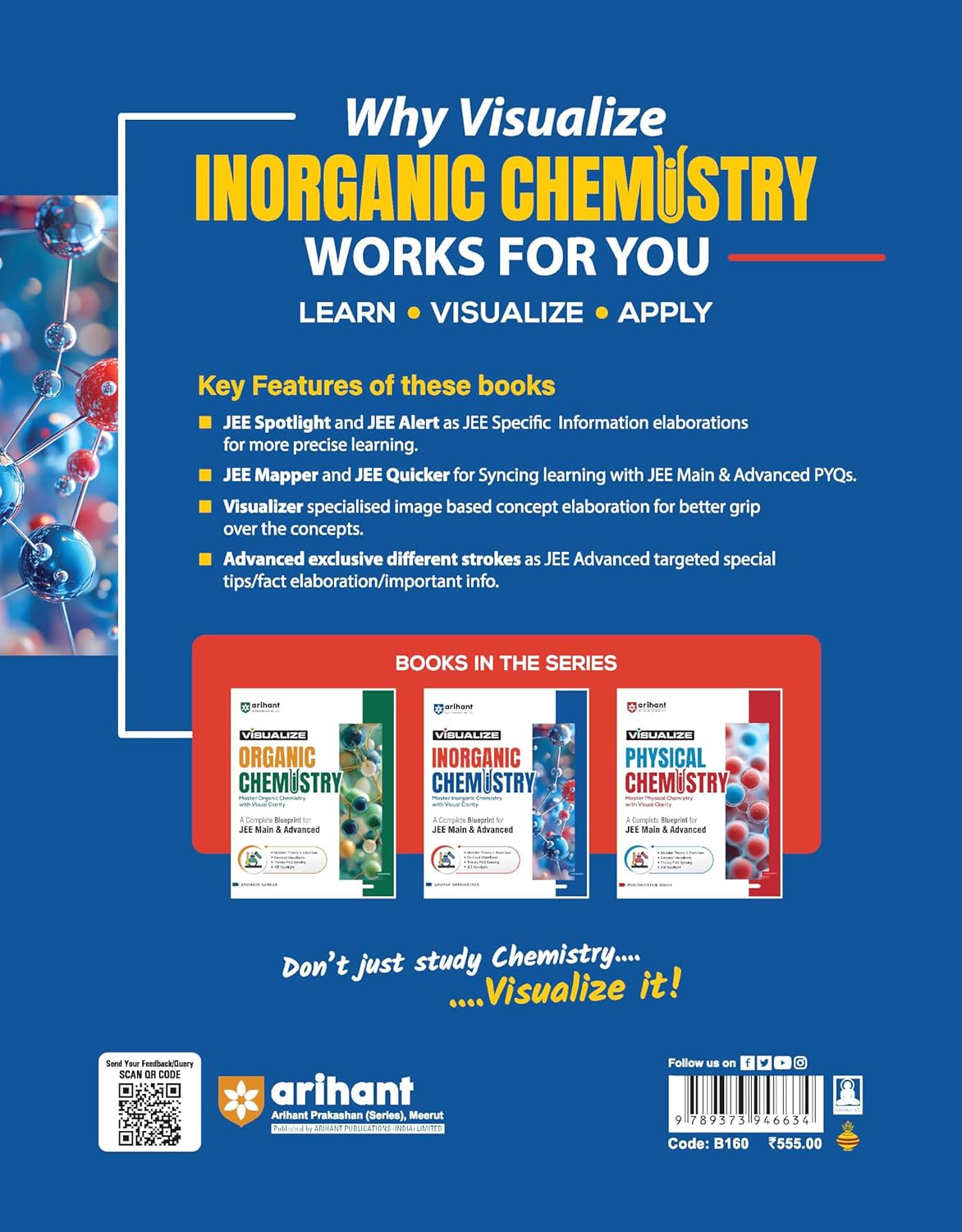 Arihant Visualize Inorganic Chemistry for JEE Main & Advanced 2027 (English Medium)