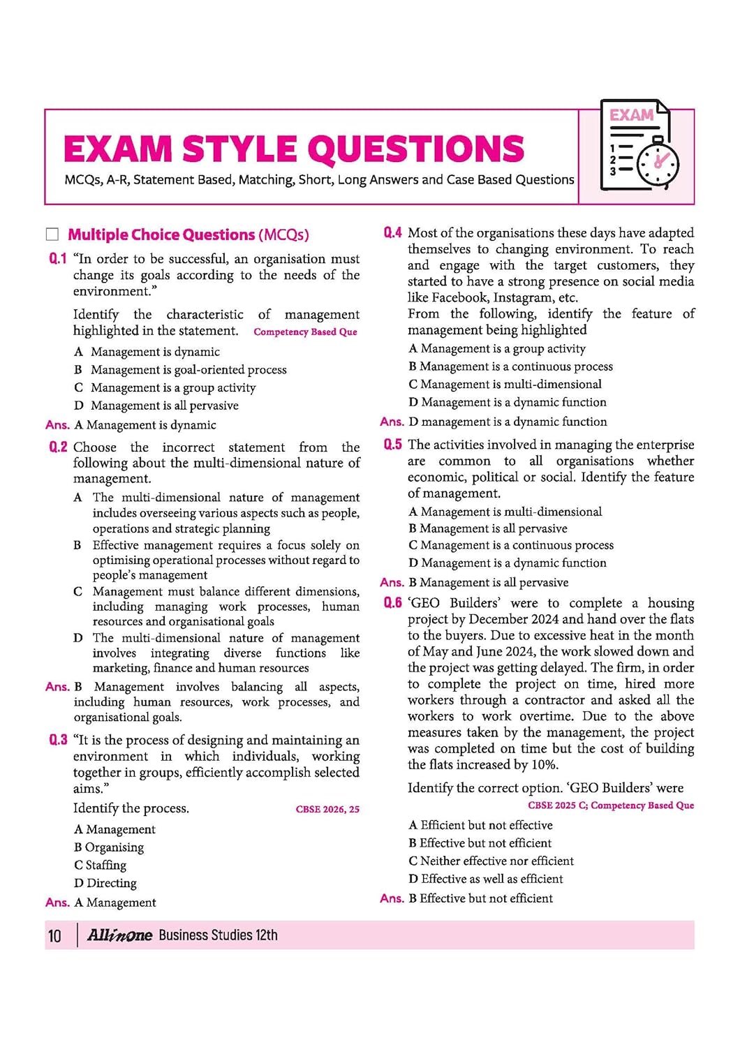 Arihant All in One Business Studies – CBSE Class 12th   2026-27 [English]