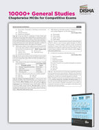 Disha - 10000+Objective General Studies | Chapter-wise MCQs (6th Edition) English Medium