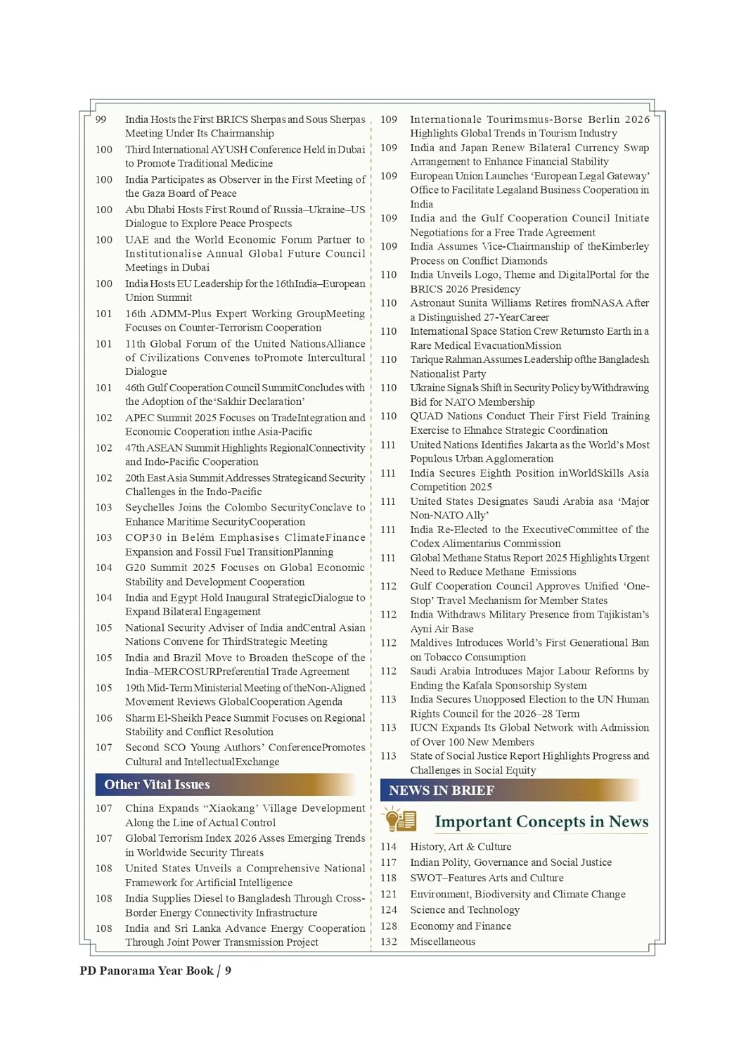 Pratiyogita Darpan Panorama Year Book 2026 Vol 1 (English) | Latest Current Affairs & General Knowledge (Updated till March 2026)