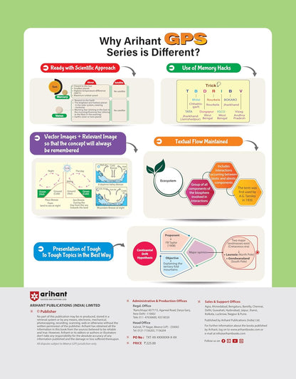 Arihant - GPS Geography: India & World Book | English Medium