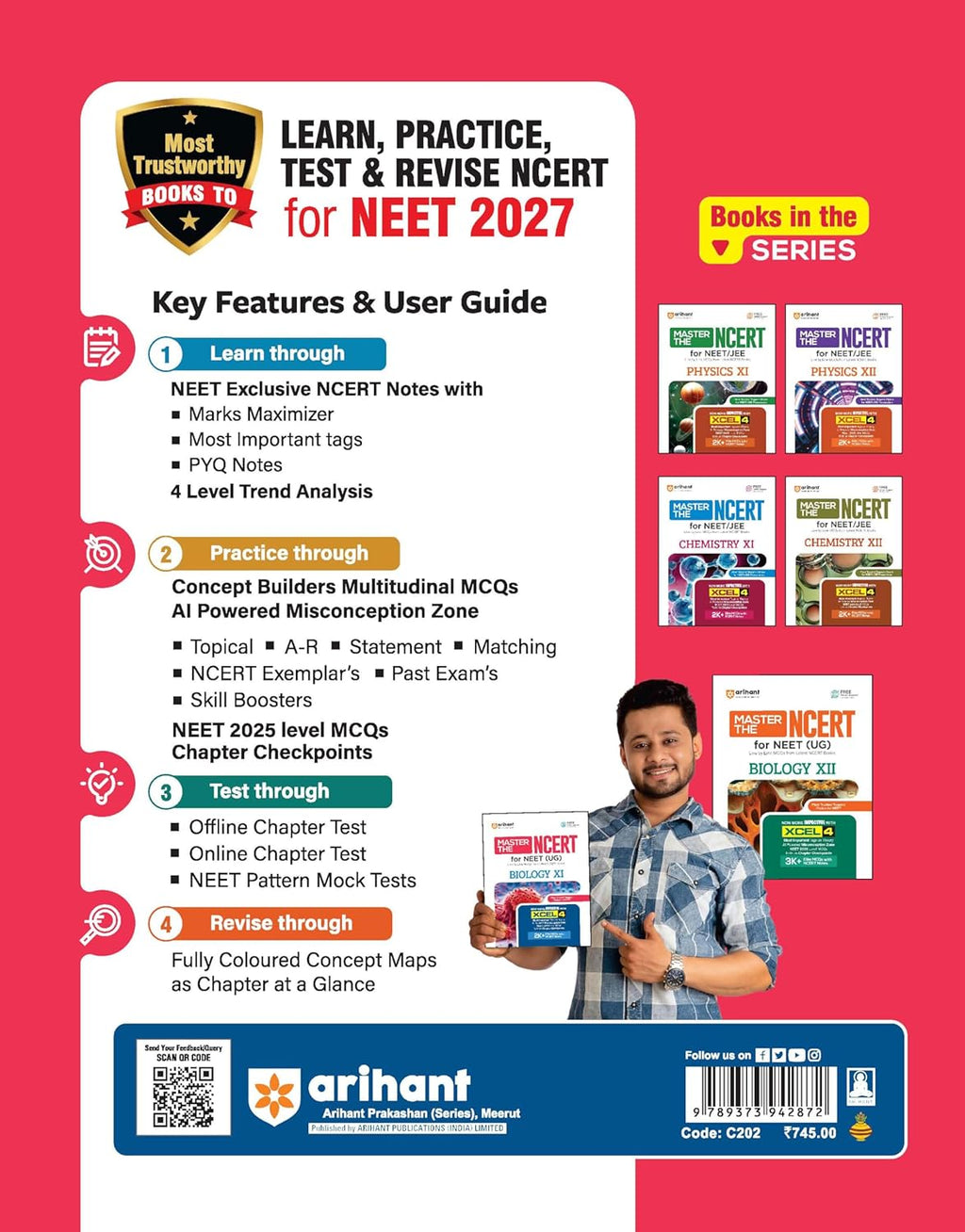 Arihant Master the NCERT NEET (UG) Biology Class 11 (English Medium)