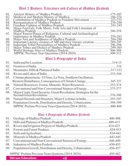 Shivaan’s Rapid Fire Volume 1 | 2nd Edition | MPPSC Prelims Unit 1–5 (English)