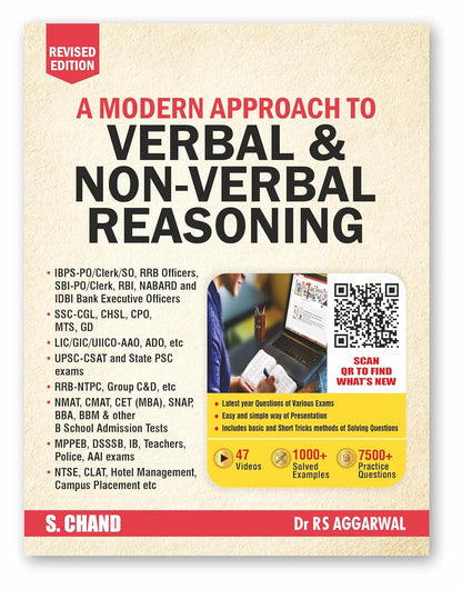 Verbal & Non-Verbal Reasoning Book in English | RS Aggarwal |