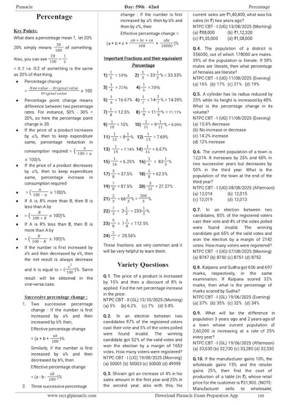 Pinnacle Railway Maths Book 2026 | 3rd Edition | 6200+ MCQs (PYQ) English Medium