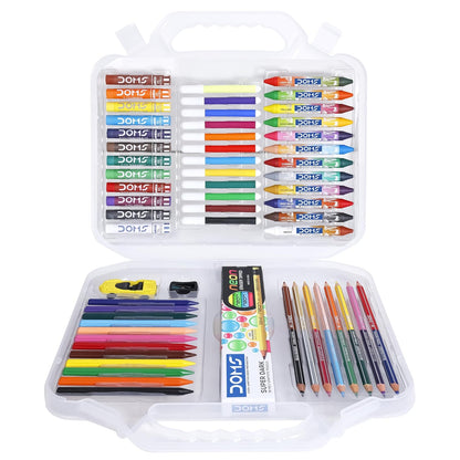 Doms Art Apps Nxt Kit With Plastic Carry Case (Combination of 9)