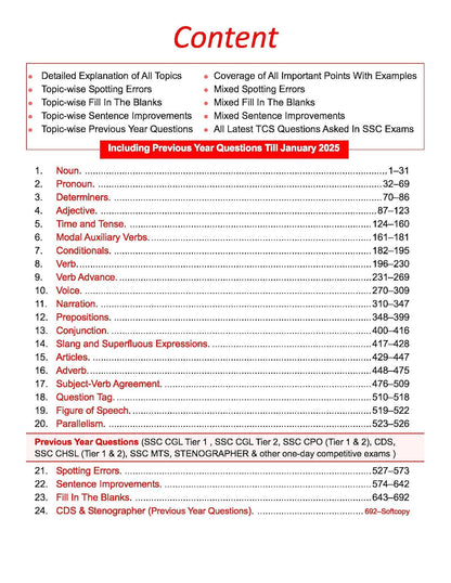 The Complete English Grammar by Jaideep Singh – Bilingual English-Hindi Grammar Book