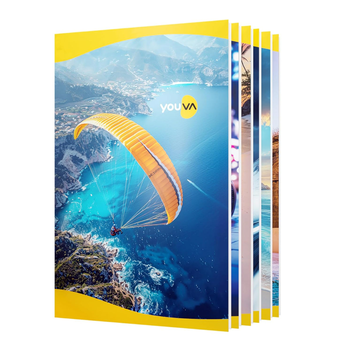 Navneet Youva Soft Cover Long Notebook A4 Size, Single Line, 172 Pages – Pack of 6