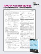 Disha - 10000+Objective General Studies | Chapter-wise MCQs (6th Edition) English Medium