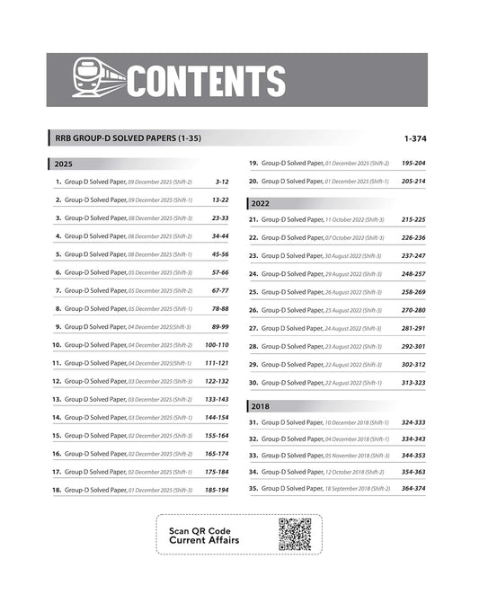 Arihant RRB Group-D Computer Based Test 2026 | 35 Solved Papers (2025, 2022, 2018) (English Medium)