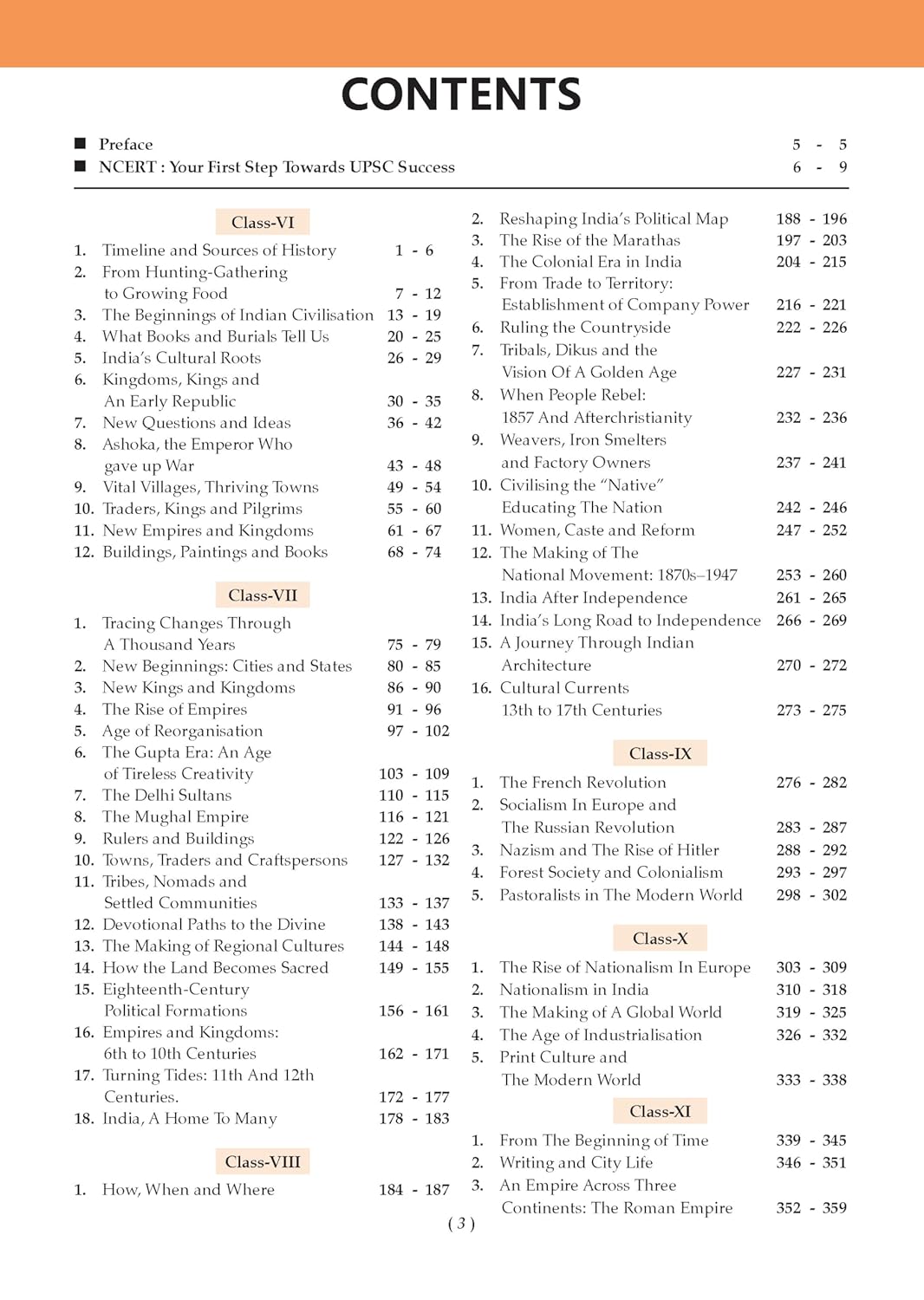 Oswaal NCERT One For All History Classes 6-12 (English Medium)