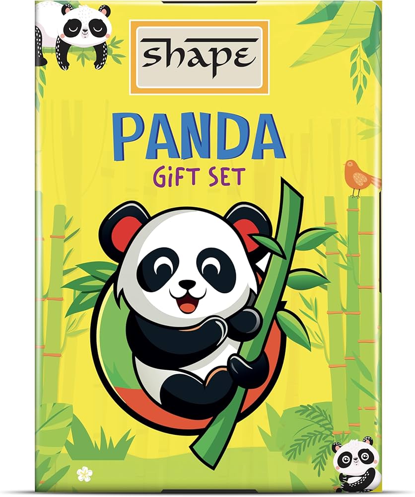 Shape Panda Gift Set – Fun & Creative Stationery Kit for Kids