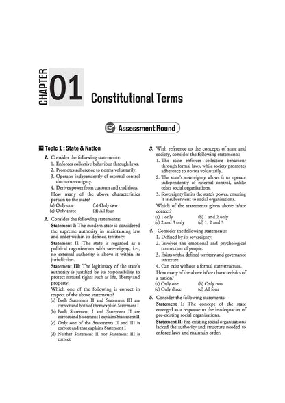 Arihant - Ignite Topicwise Indian Polity (1000+ MCQs with Explanations) English Medium