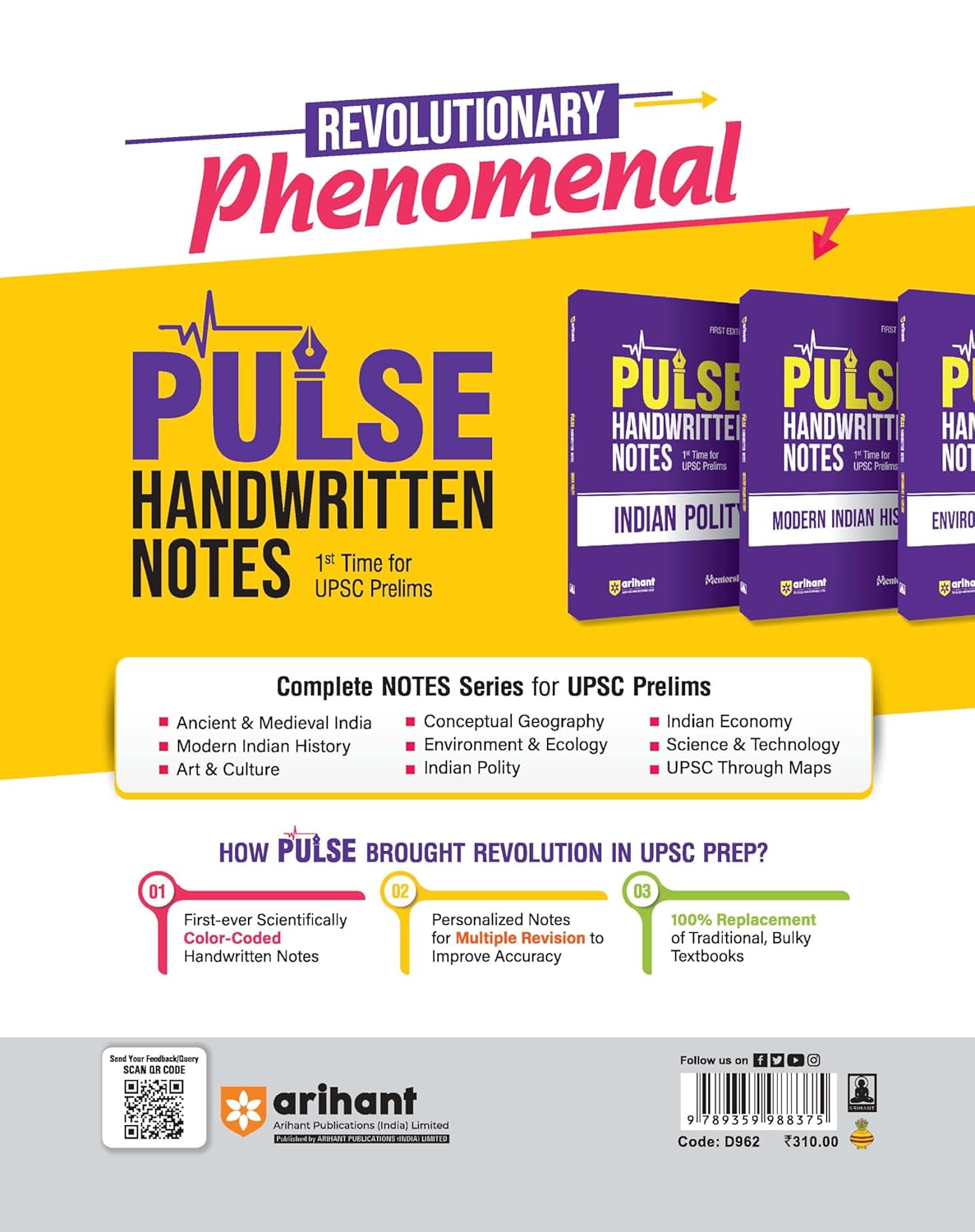 Arihant NCERT MCQs Indian History Class 6–12 (Old + New)2nd Edition(English Medium)