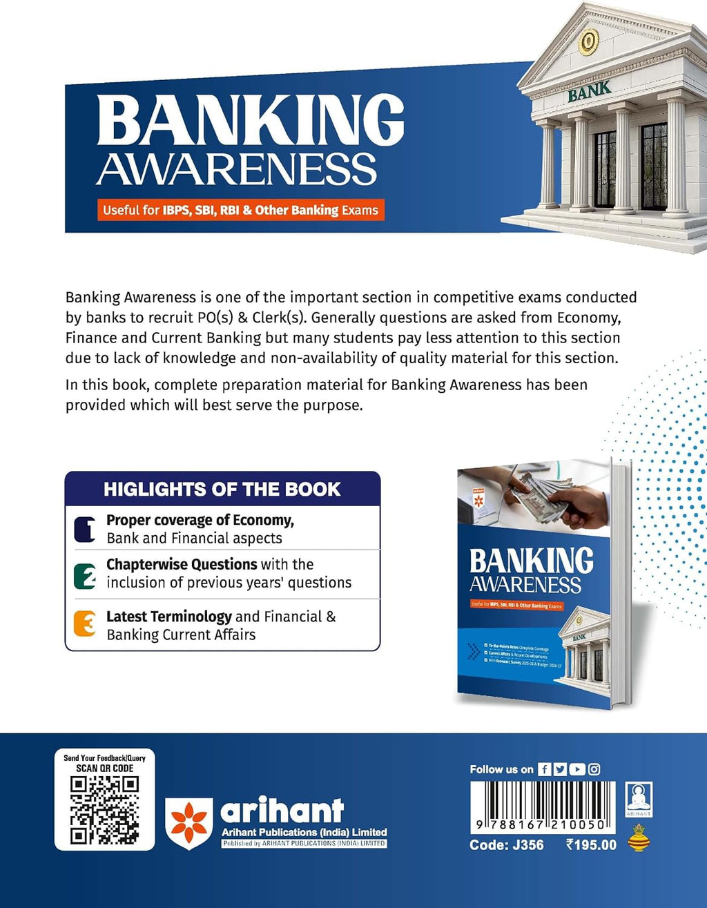 Arihant Banking Awareness 2026-27 (English Medium)