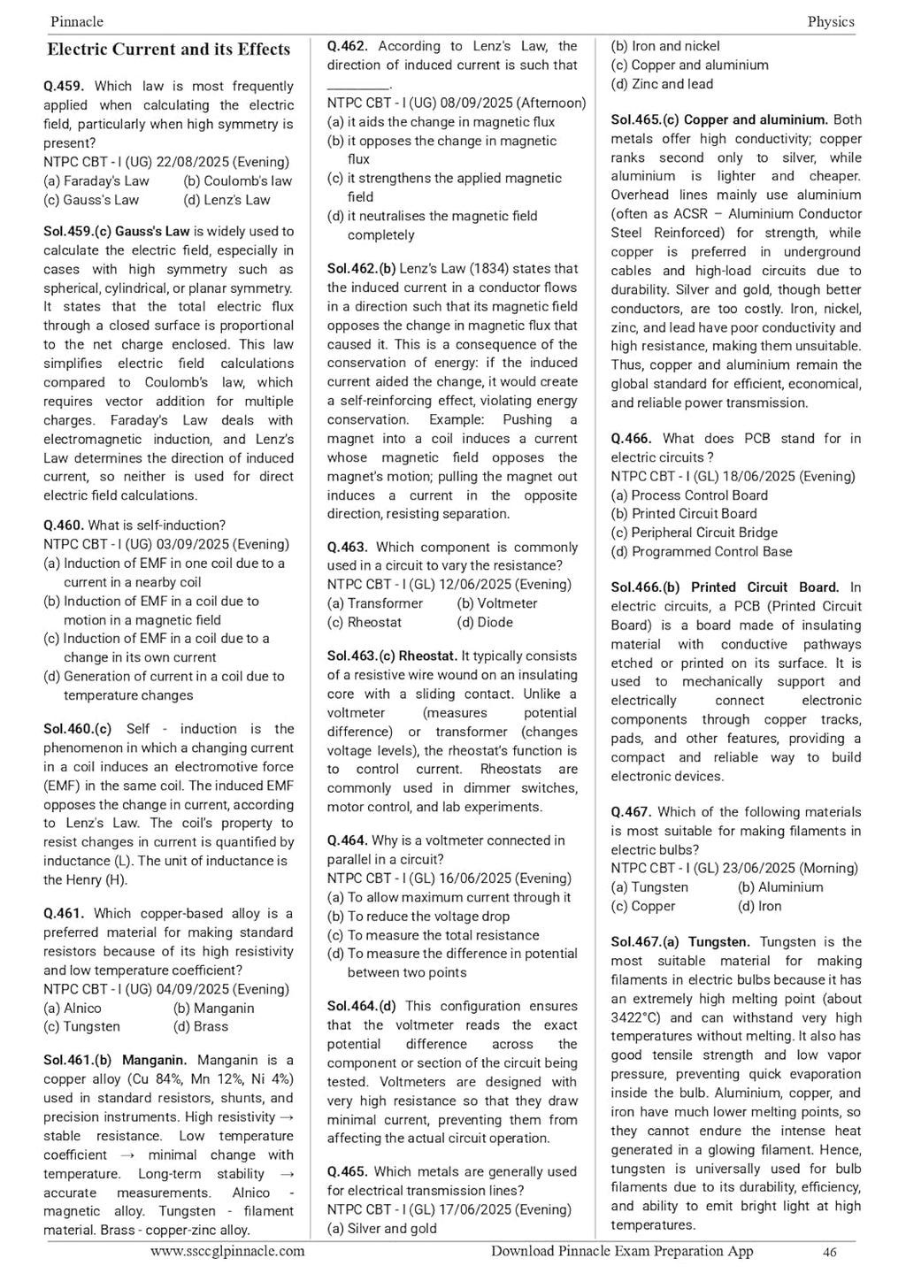 Pinnacle Railway Science (2nd Edition) 5300+ MCQ (PYQ) Chapterwise (English Medium)