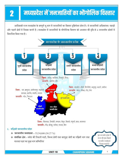 Champion MPPSC Pre Unit 10 – Madhya Pradesh ki Janjatiyan (Tribes of MP) | Hindi Medium | MP Tribes Book for MPPSC Prelims Exam
