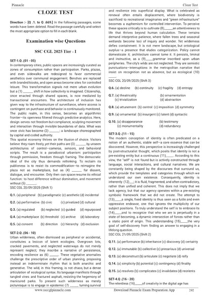 Pinnacle - SSC English Chapterwise 7600+ebp MCQ (8th Edition) Hindi Medium