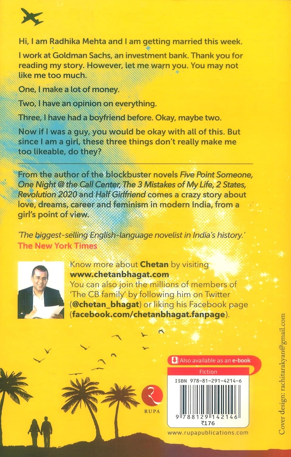 One Indian Girl (english, paperback, chetan bhagat)