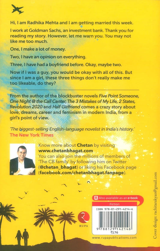 One Indian Girl (english, paperback, chetan bhagat)