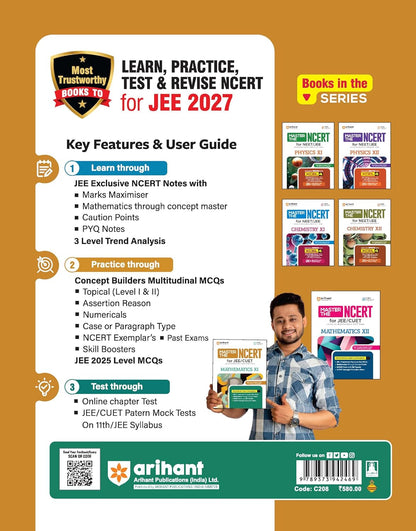 Arihant Master The NCERT – JEE/CUET Mathematics Class 11th [English]