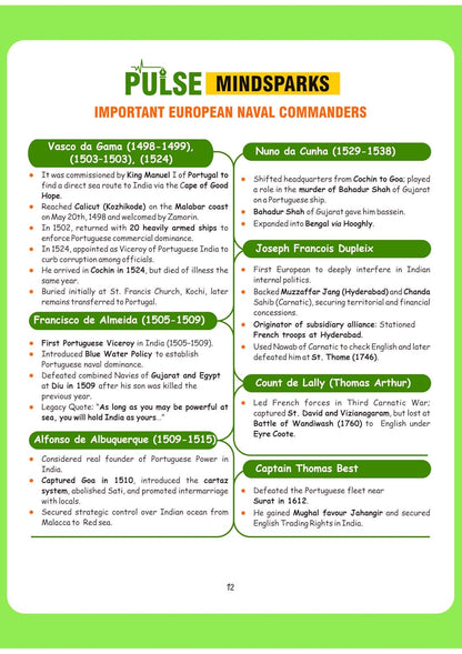 Arihant - PULSE 3.0 UPSC Prelims 2026 Handwritten Notes – Modern Indian History | English Medium