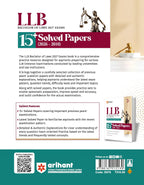 Arihant LLB (Bachelor of Law) 2027 Exams 15+ Solved Papers (2026-2010) (English Medium)