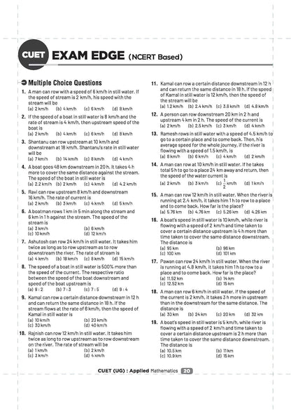 Arihant CUET UG 2026 Applied Mathematics | Chapterwise Notes & Question Bank | English Medium