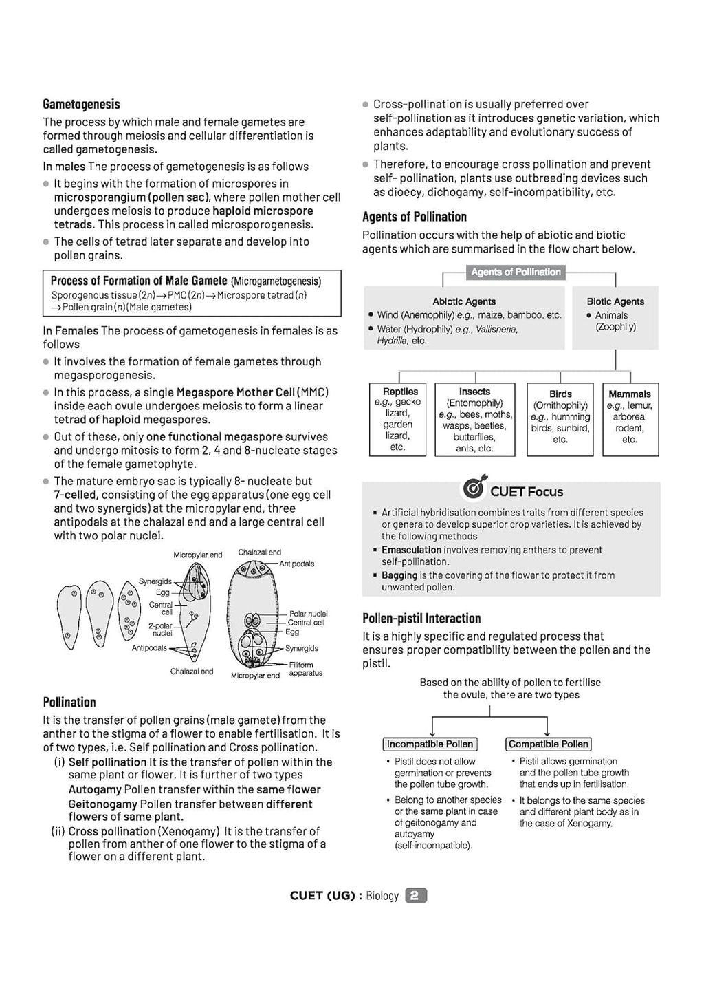 Arihant CUET UG 2026 Biology Chapterwise Notes & Question Bank | English Medium
