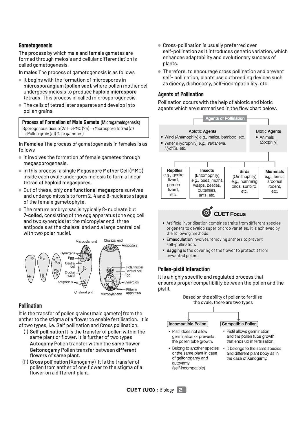 Arihant CUET UG 2026 Biology Chapterwise Notes & Question Bank | English Medium