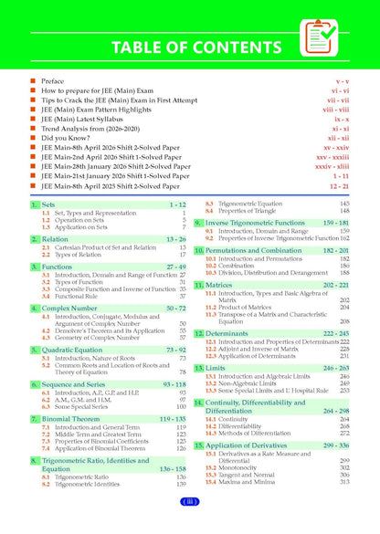 Oswaal NCERT JEE (Main) FLEX Mathematics (English Medium)