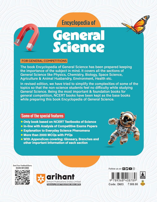Arihant Encyclopedia of General Science for General Competitions 2025 Edition | English Medium