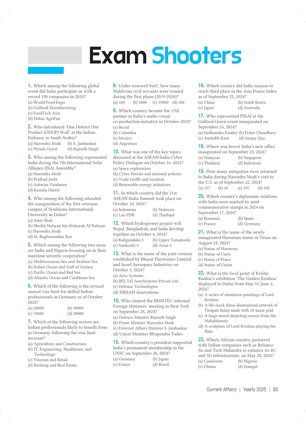 Arihant Current Affairs Yearly 2025 | English Medium