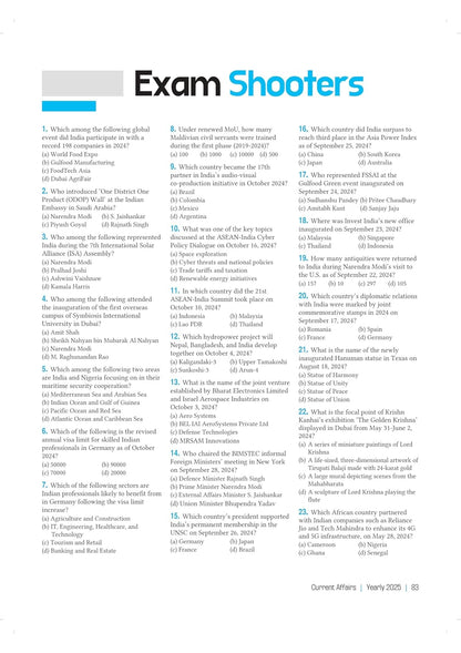 Arihant Current Affairs Yearly 2025 | English Medium