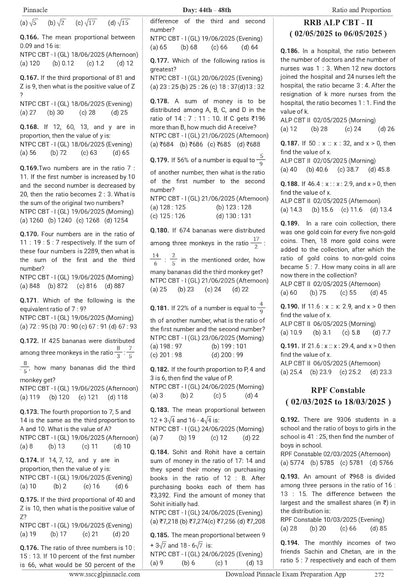 Pinnacle Railway Maths Book 2026 | 3rd Edition | 6200+ MCQs (PYQ) English Medium