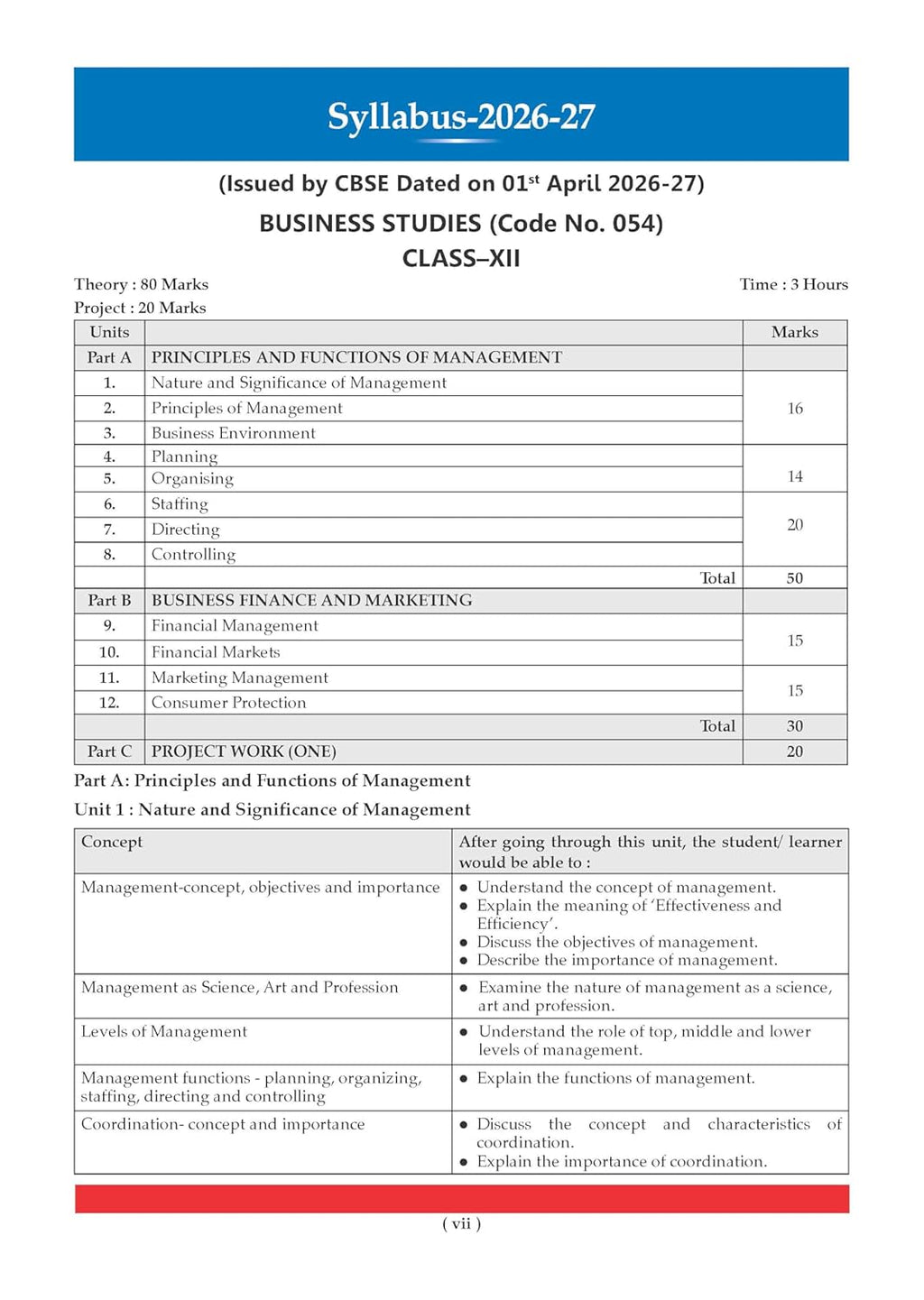 Oswaal CBSE Question Bank Class 12 Business Studies (English Medium)