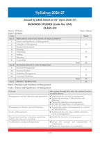 Oswaal CBSE Question Bank Class 12 Business Studies (English Medium)