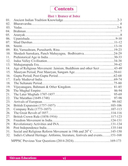 Shivaan’s Rapid Fire Volume 1 | 2nd Edition | MPPSC Prelims Unit 1–5 (English)