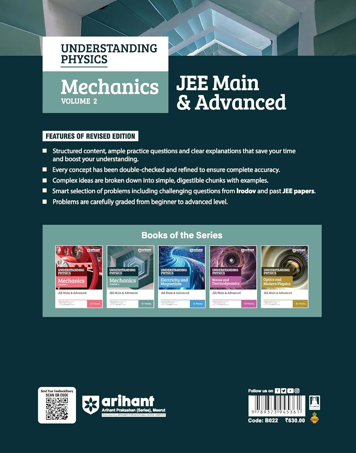 Arihant Understanding Physics for JEE Main & Advanced – Mechanics Volume 2 | D.C. Pandey [English]